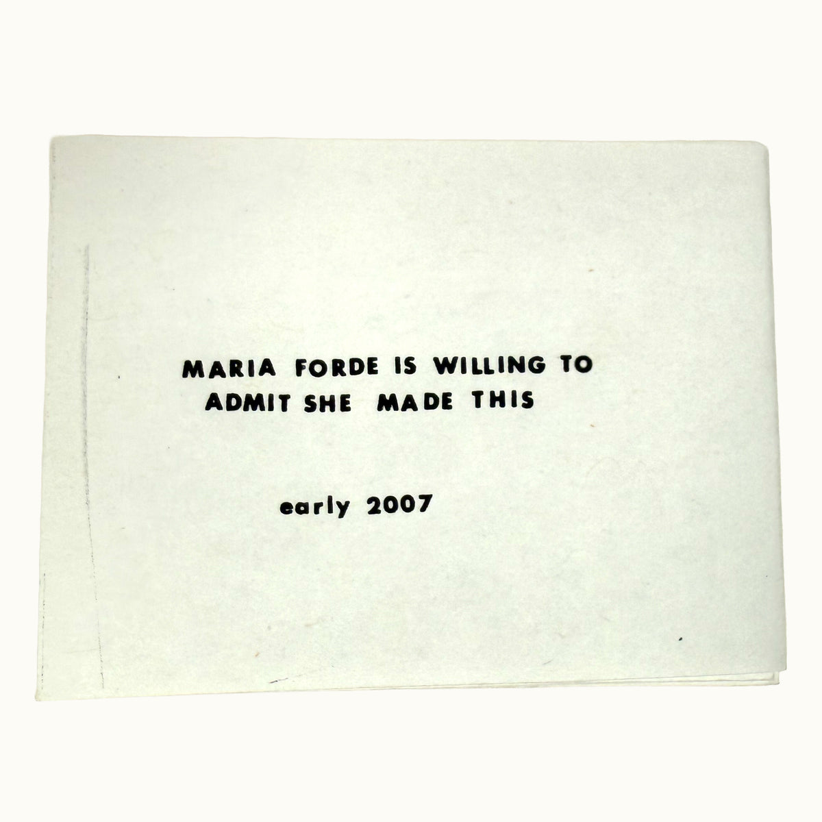 A Small Pamphlet about the Moms