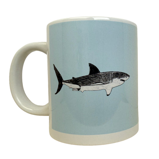 Shark Rips Woman in Two Mug